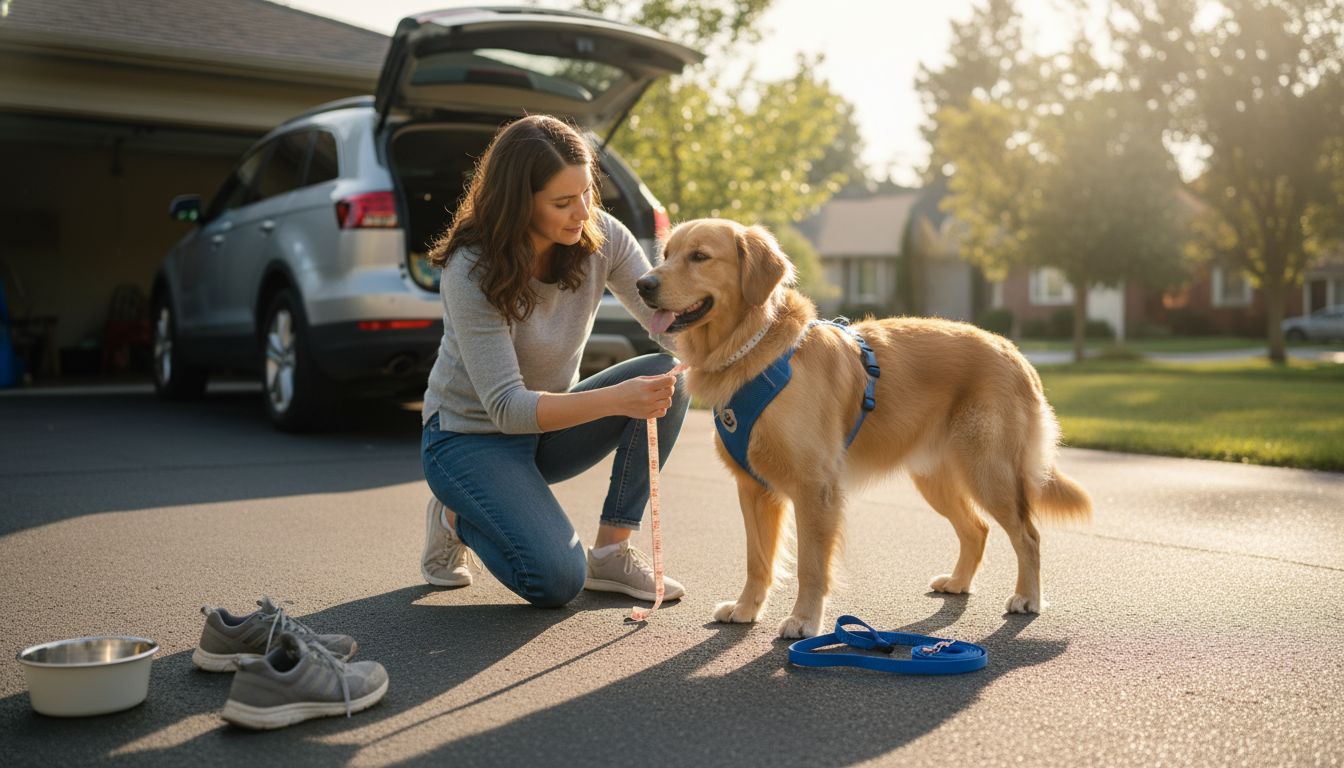 Measure Your Dog for a Harness: Neck & Chest Girth