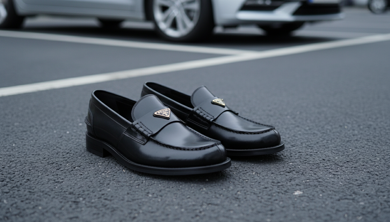Prada Leather Loafer Fit: Heel Hold & Toe Room