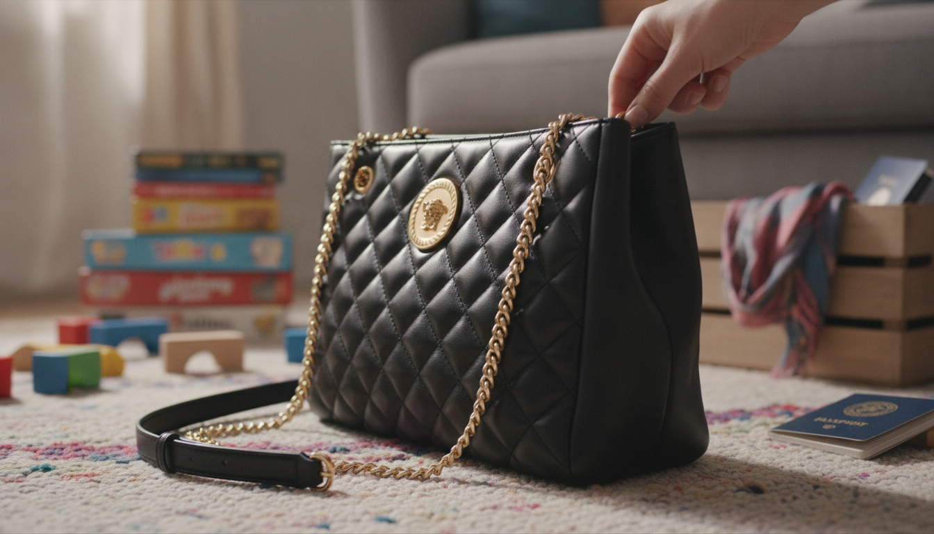 Versace Chain Strap: Adjustable or Crossbody Wear?