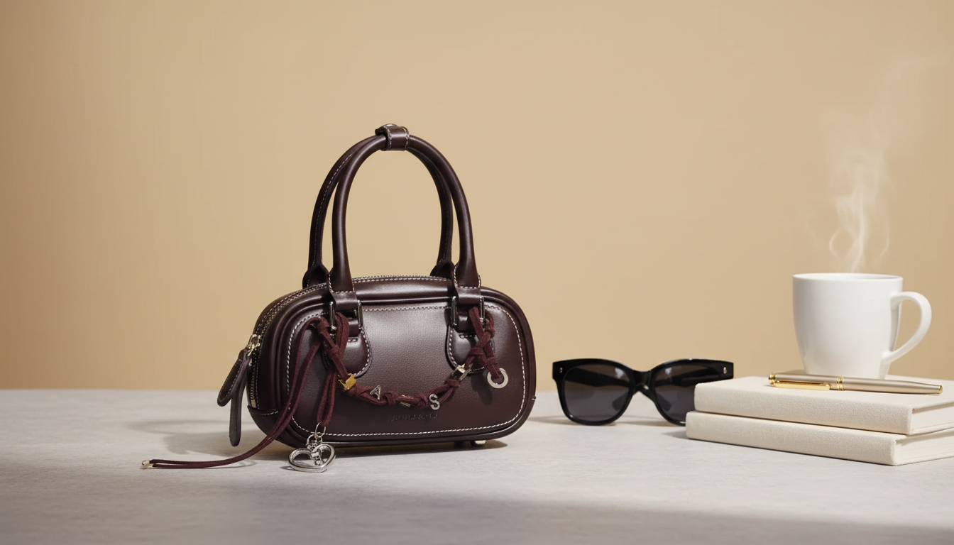 Square Leather Messenger Bag: Sleek, Structured Style