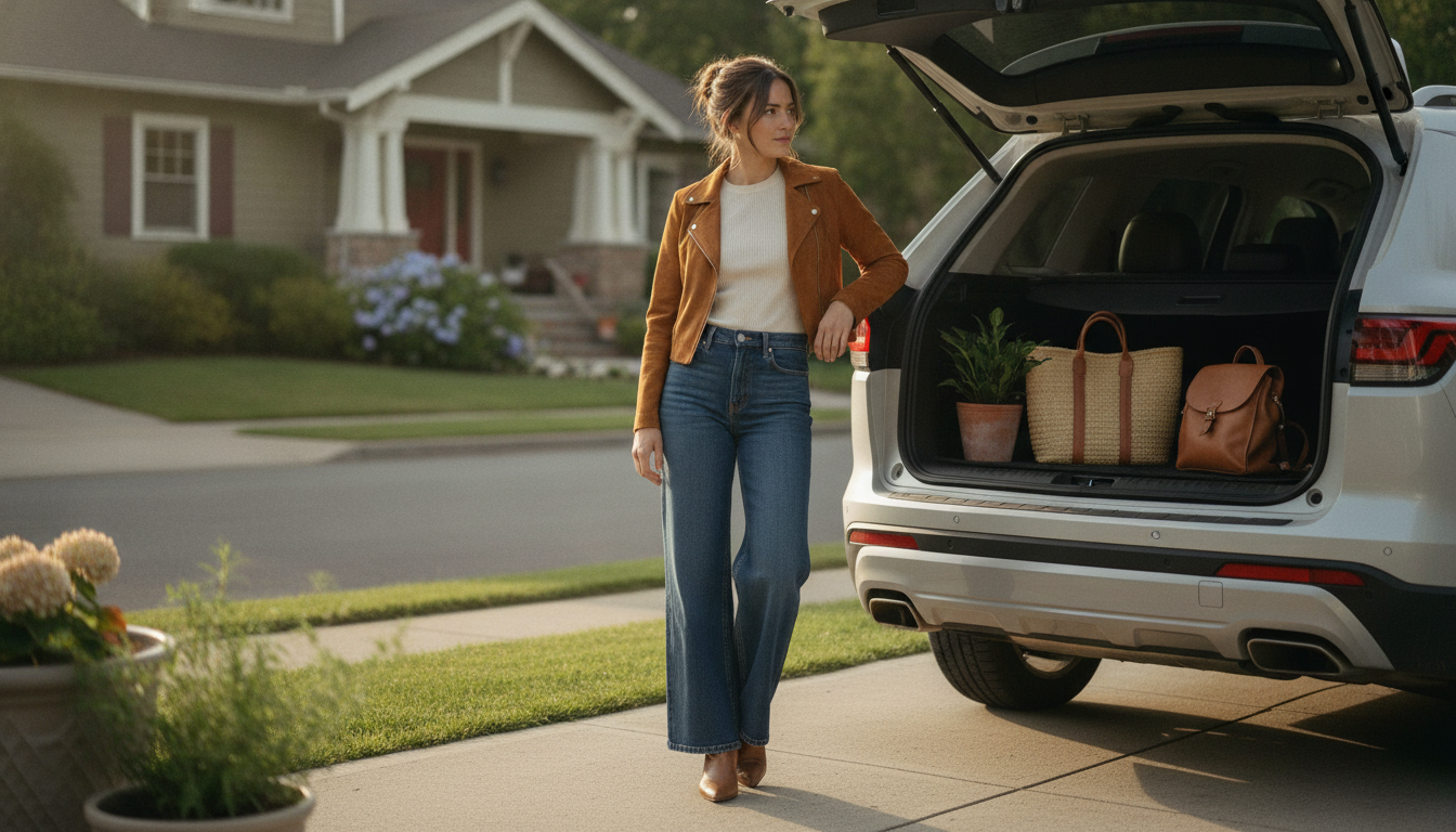How to Style Wide-Leg Jeans Without Looking Frumpy