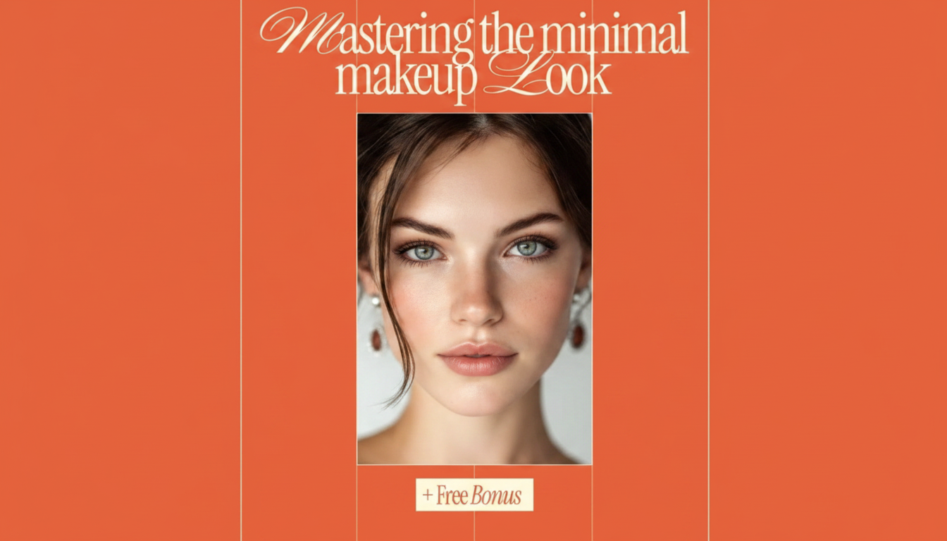 Minimal Makeup Order: Steps for a Natural, Fresh Look