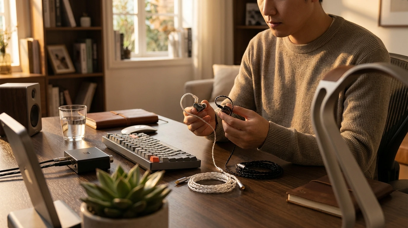 What is the difference between MMCX and 2-pin detachable IEM Guide