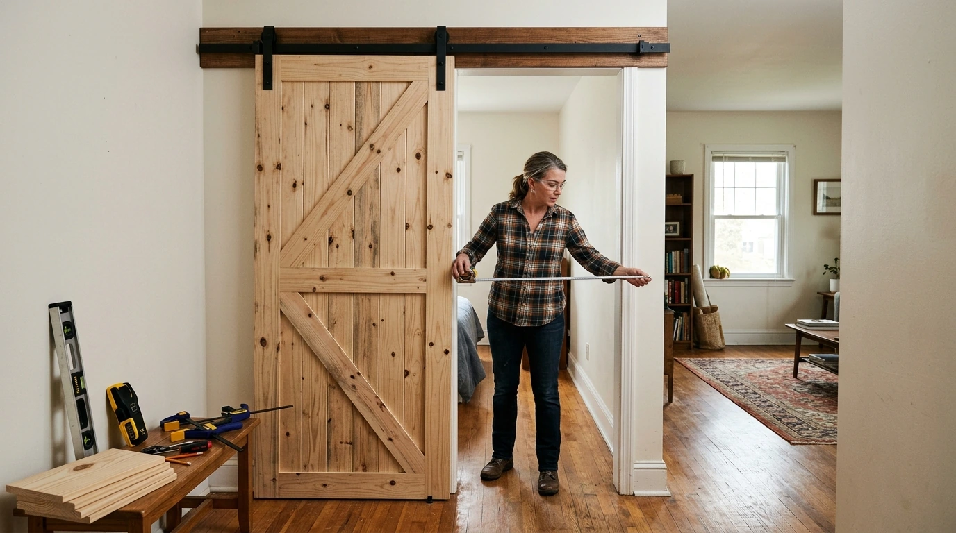 Budget DIY Barn Door Checklist: Measure, Build, Install