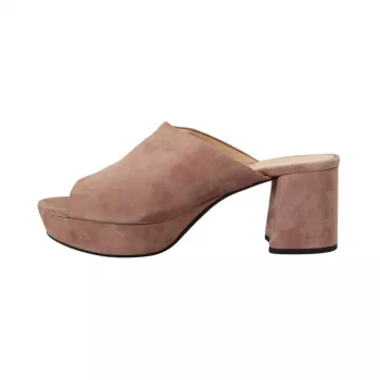 Prada Dark Rose Suede Block Heel Sandals Styling Guide