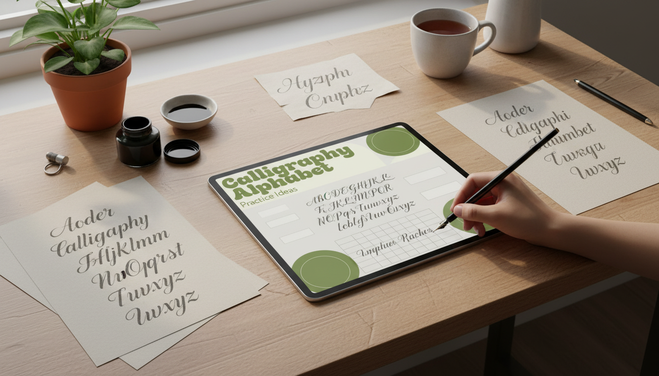 5 Calligraphy Drills for Better Spacing and Consistency